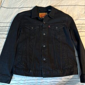Levi denim jacket - black size L